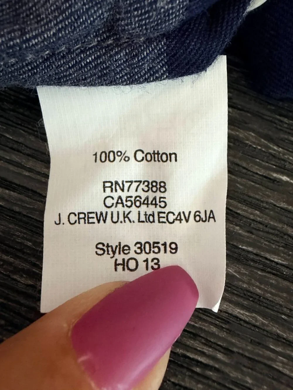J. Crew Perfect Fit Plaid Button-Down Shirt Navy Ecru XL #A2860